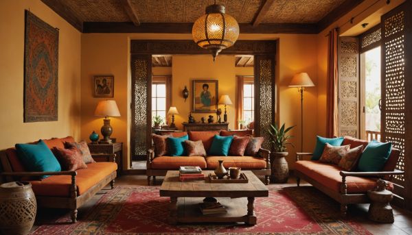 Comment illuminer son salon à l'indienne ?