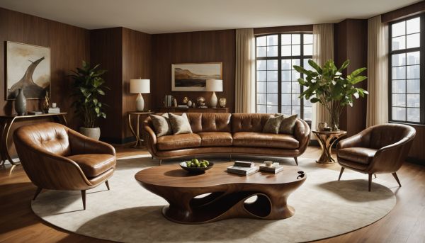 Des meubles sculptés pour un intérieur unique