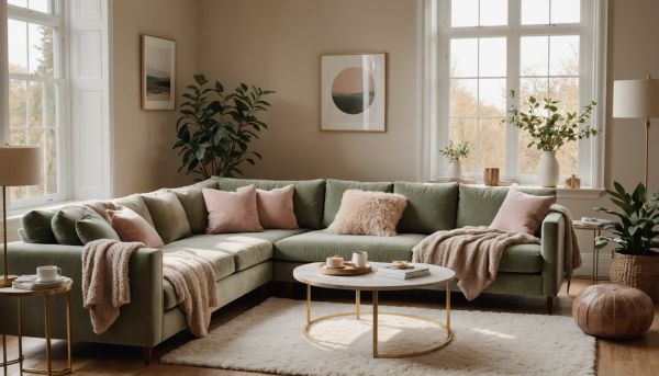 Les textiles douillets pour un intérieur apaisant